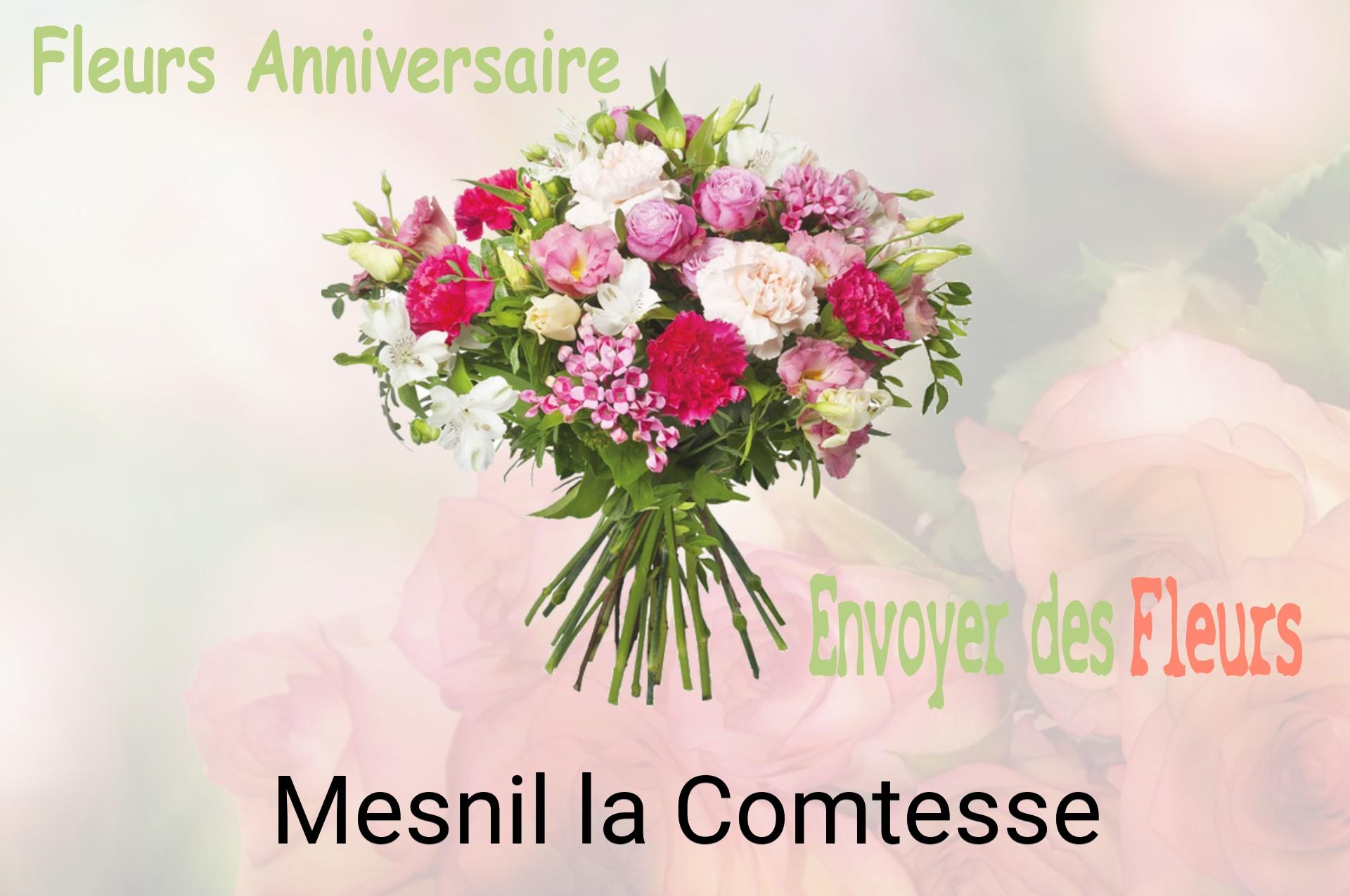 Bouquet de fleurs d’anniversaire livré à Mesnil-la-Comtesse