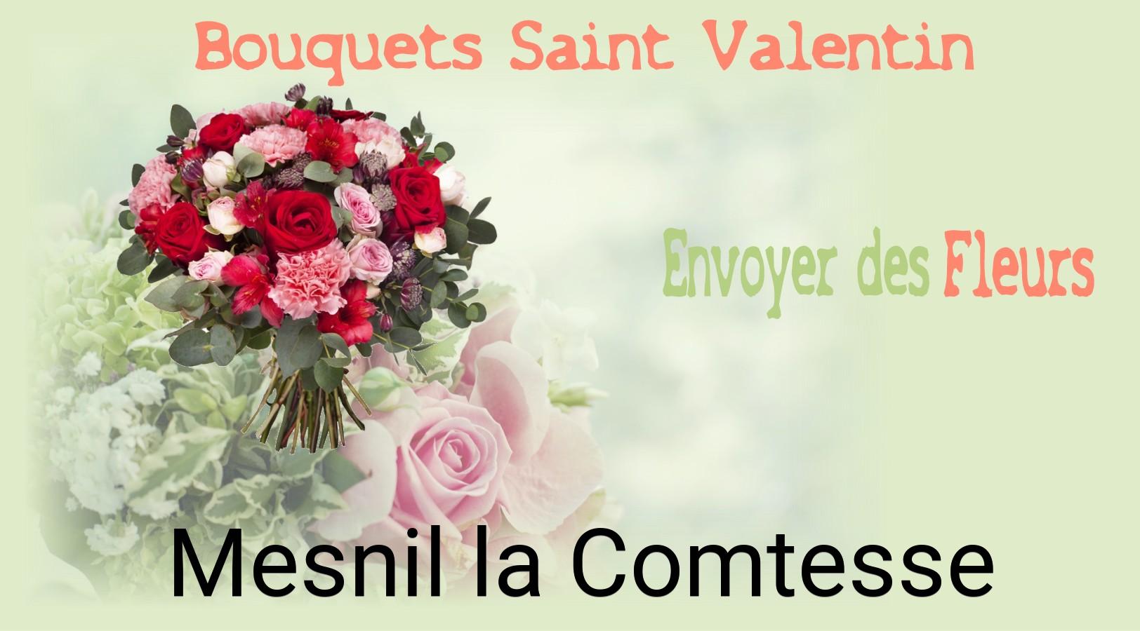 Roses de Saint-Valentin livrées à Mesnil-la-Comtesse